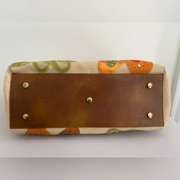 Authentic Donna Karen New York Colorful  Tote Bag - Picture 3 of 5